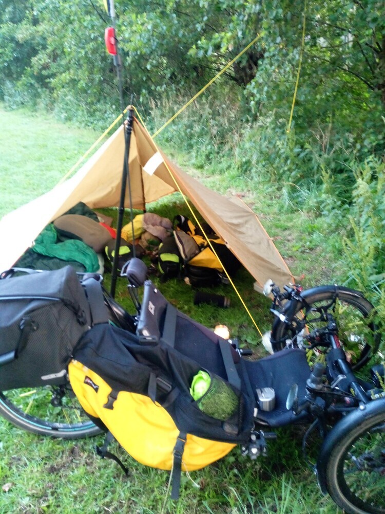 📢 Ultralight Tarp & Carbon Tarp Poles: The Ultimate Minimalist Shelter For Recumbent Trike Touring And Beyond🚴